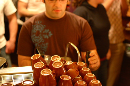 1st ever Latte Art throwdown for Haiti - in Victoria B.C. Canada - Sammy Piccolo